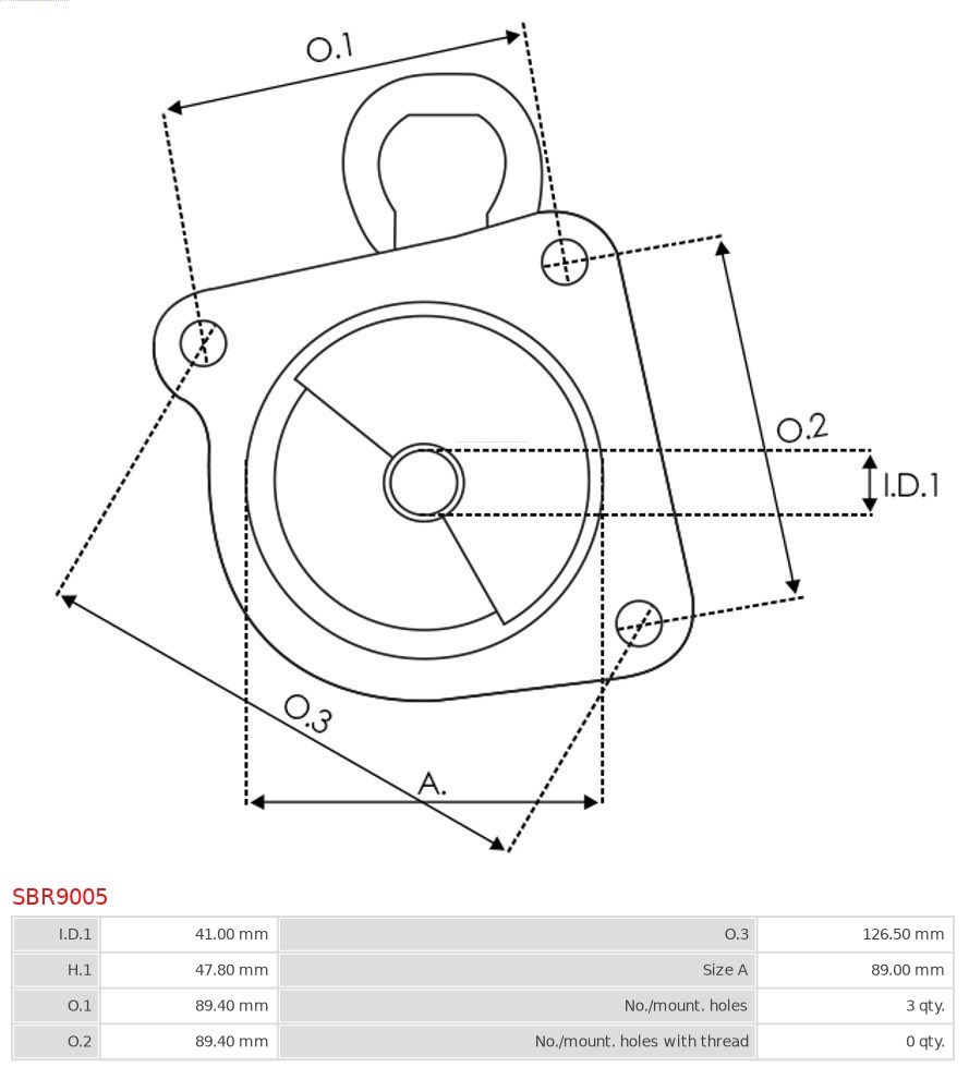 Starter Lid, carburettor AS-PL SBR9005 3