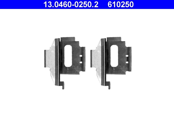 Accessory Kit, disc brake pad ATE 13.0460-0250.2