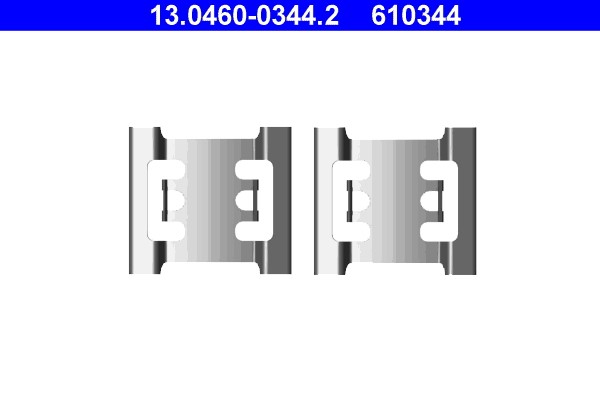 Accessory Kit, disc brake pad ATE 13.0460-0344.2
