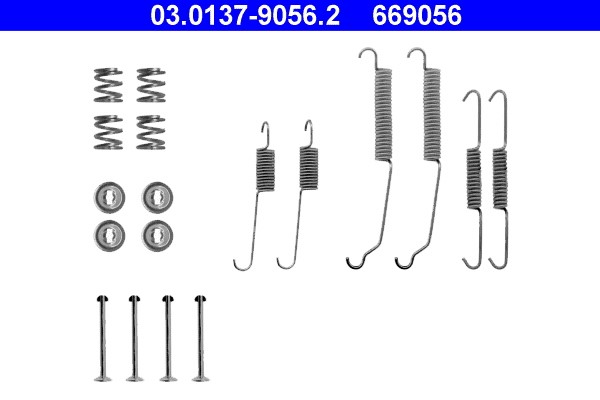 Accessory Kit, brake shoes ATE 03.0137-9056.2