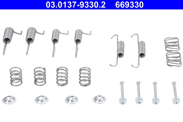 Accessory Kit, parking brake shoes ATE 03.0137-9330.2 2