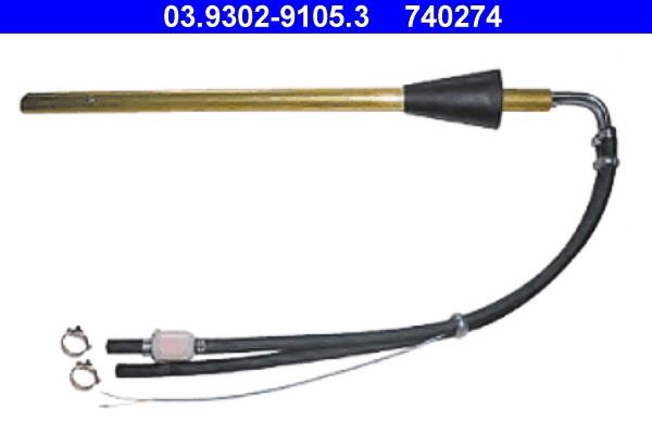 Suction Lance, filling/bleeding unit (brake hydraulics) ATE 03.9302-9105.3