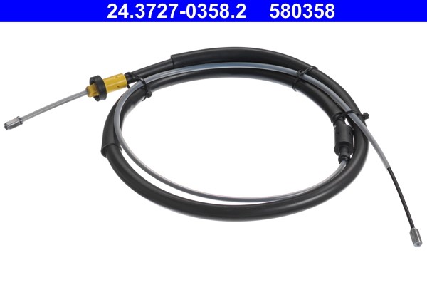 Cable Pull, parking brake ATE 24.3727-0358.2 2