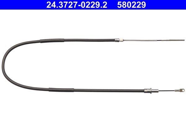 Cable Pull, parking brake ATE 24.3727-0229.2 2