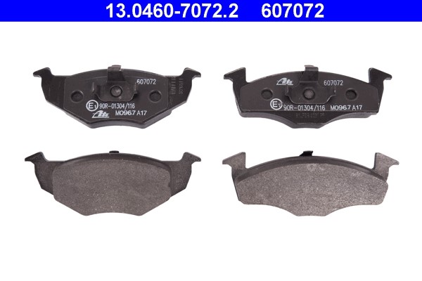 Brake Pad Set, disc brake ATE 13.0460-7072.2 2