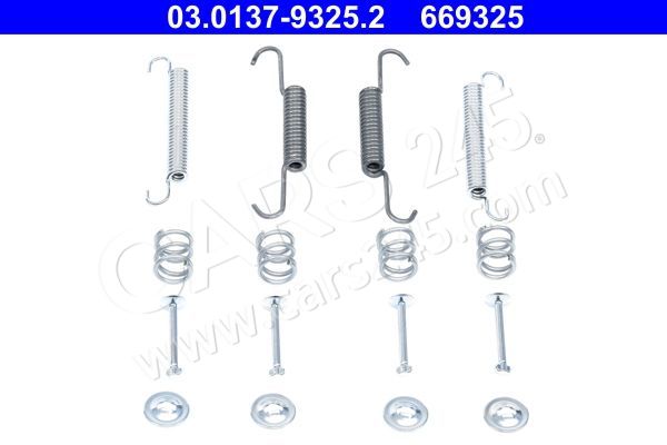 Accessory Kit, parking brake shoes ATE 03.0137-9325.2 3