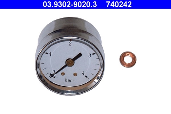 Manometer, filling/bleeding unit (brake hydraulics) ATE 03.9302-9020.3