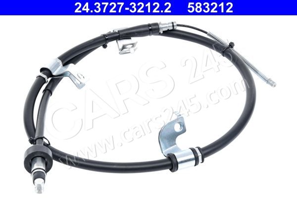 Cable Pull, parking brake ATE 24.3727-3212.2 3