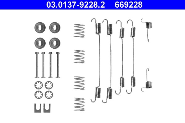 Accessory Kit, brake shoes ATE 03.0137-9228.2