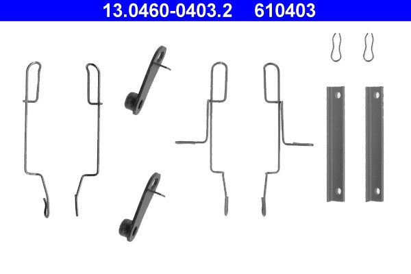 Accessory Kit, disc brake pad ATE 13.0460-0403.2