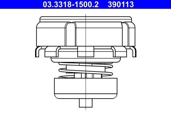Repair Kit, brake master cylinder ATE 03.3318-1500.2