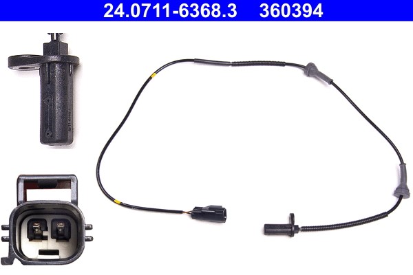 Sensor, wheel speed ATE 24.0711-6368.3