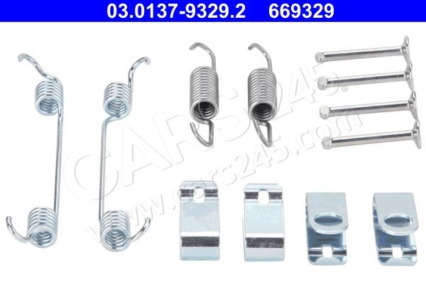 Accessory Kit, parking brake shoes ATE 03.0137-9329.2 3