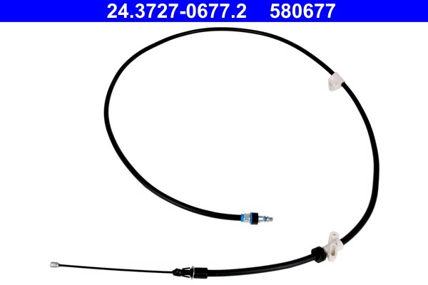 Cable Pull, parking brake ATE 24.3727-0677.2 2
