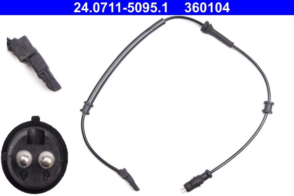 Sensor, wheel speed ATE 24.0711-5095.1