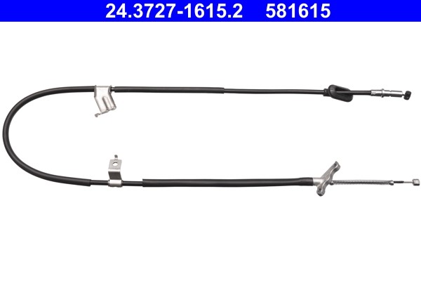 Cable Pull, parking brake ATE 24.3727-1615.2 2