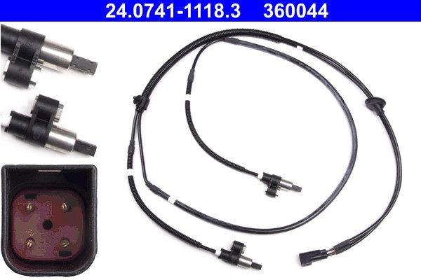 Sensor, wheel speed ATE 24.0741-1118.3