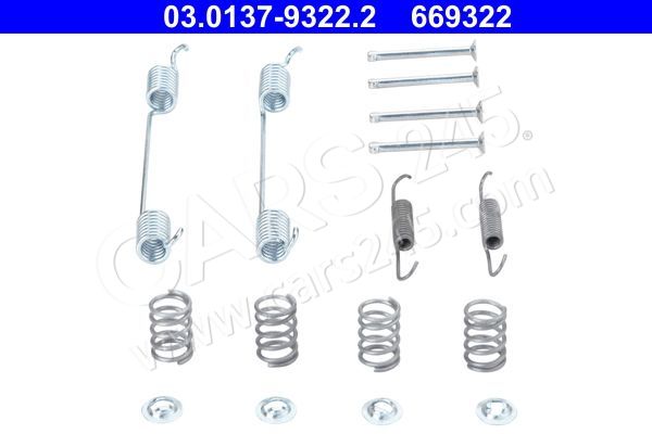 Accessory Kit, brake shoes ATE 03.0137-9322.2 3