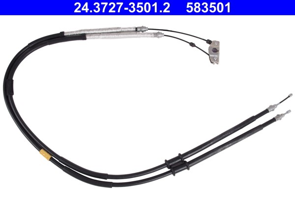 Cable Pull, parking brake ATE 24.3727-3501.2 2