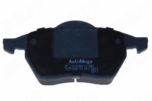 Brake Pad Set, disc brake AUTOMEGA 120044910 3