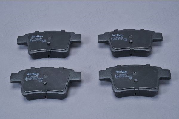 Brake Pad Set, disc brake AUTOMEGA 120008410 3