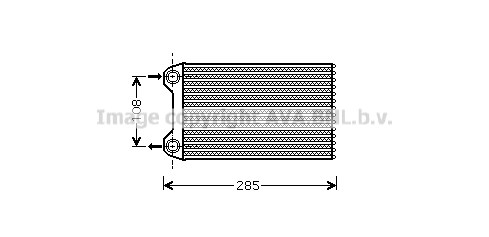 Heat Exchanger, interior heating AVA QUALITY COOLING AIA6223
