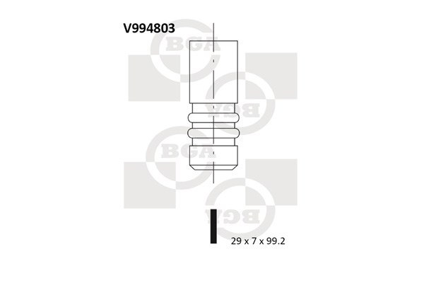 Exhaust Valve BGA V994803