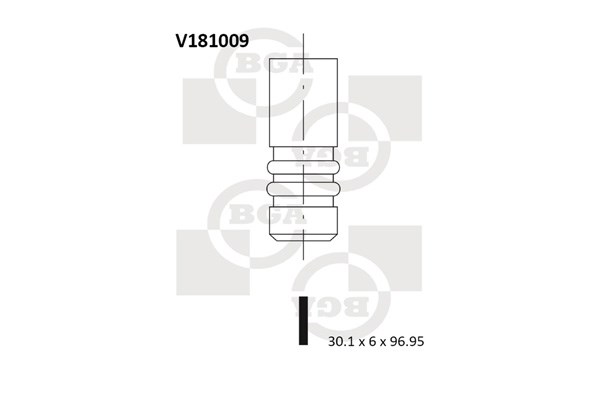 Intake Valve BGA V181009