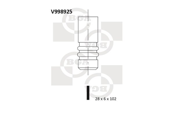 Exhaust Valve BGA V998925
