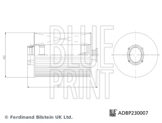 Fuel Filter BLUE PRINT ADBP230007
