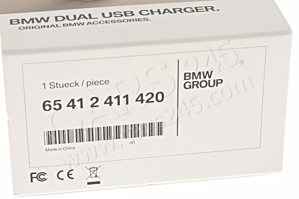BMW Dual USB charger BMW 65412411420 4