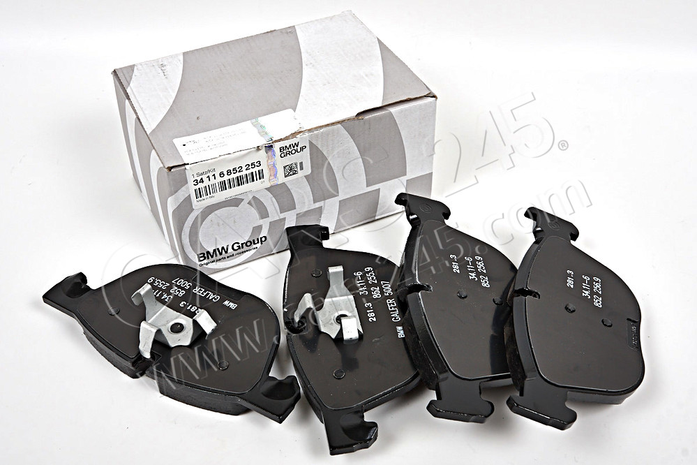 Repair kit, brake pads asbestos-free BMW 34116852253 5
