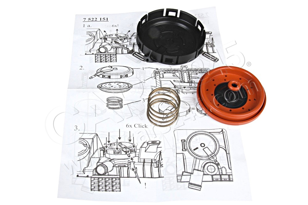 Repair kit, pressure regulating valve BMW 11127547058 2