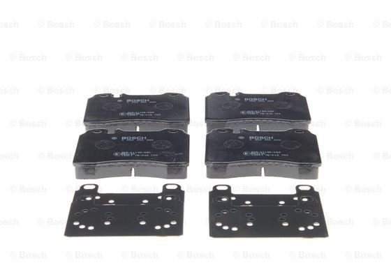 Brake Pad Set, disc brake BOSCH 0986460966 6