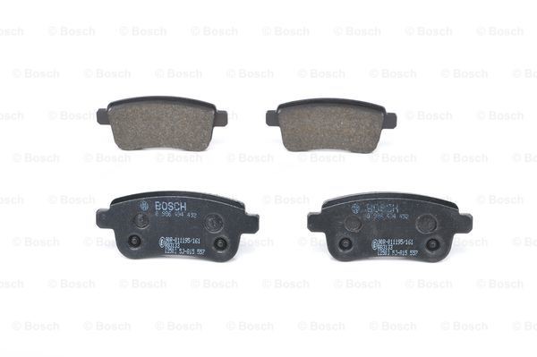 Brake Pad Set, disc brake BOSCH 0986494452 3