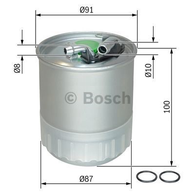Fuel Filter BOSCH F026402056 5