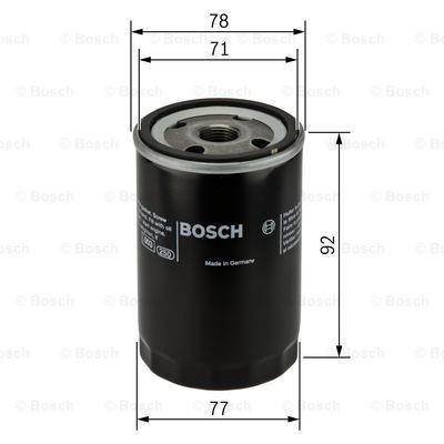 Oil Filter BOSCH F026407017 5