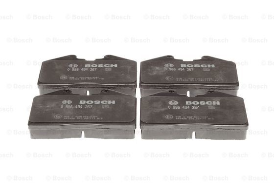 Brake Pad Set, disc brake BOSCH 0986494267 6