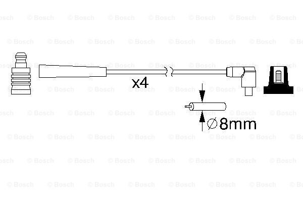 Ignition Cable Kit BOSCH 0986357221 5