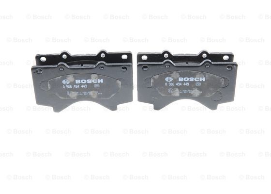 Brake Pad Set, disc brake BOSCH 0986494449