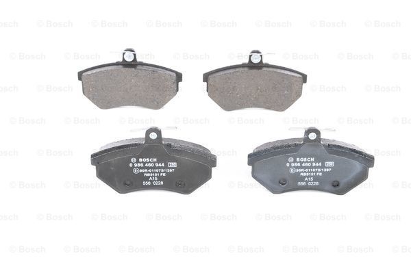 Brake Pad Set, disc brake BOSCH 0986460944