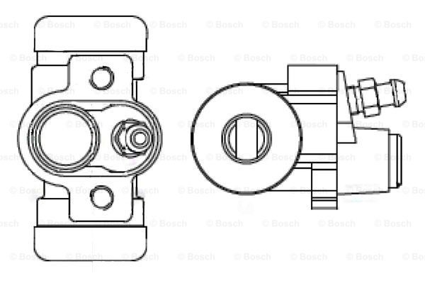Wheel Brake Cylinder BOSCH F026002384 5