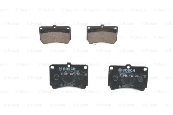 Brake Pad Set, disc brake BOSCH 0986460390 3