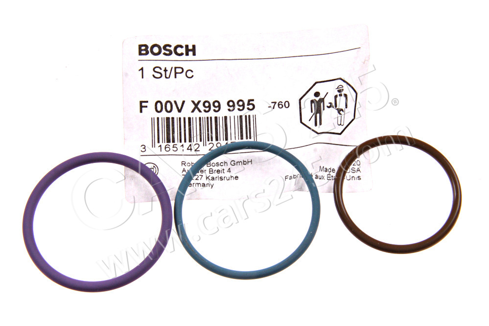Seal Kit, injector nozzle BOSCH F00VX99995 3