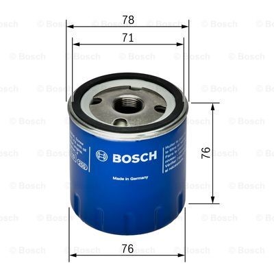 Oil Filter BOSCH F026407078 5