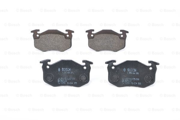 Brake Pad Set, disc brake BOSCH 0986460970 3