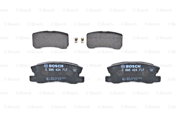 Brake Pad Set, disc brake BOSCH 0986424717 3