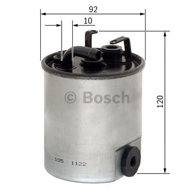 Fuel Filter BOSCH F026402044 5