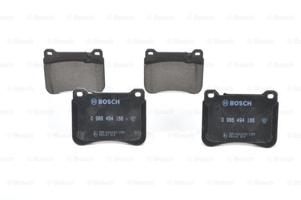 Brake Pad Set, disc brake BOSCH 0986494166 3