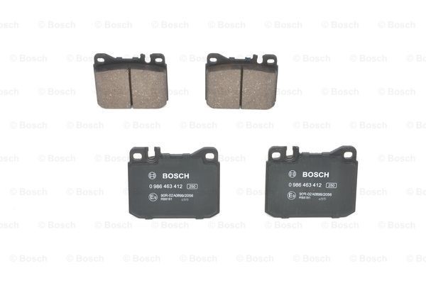 Brake Pad Set, disc brake BOSCH 0986463412